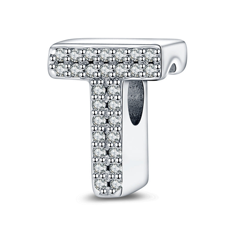 ✨ Élégant Bracelet Collier Personnalisable en Cuivre Argenté - 26 Lettres au Choix, Cadeau Parfait et Unique !