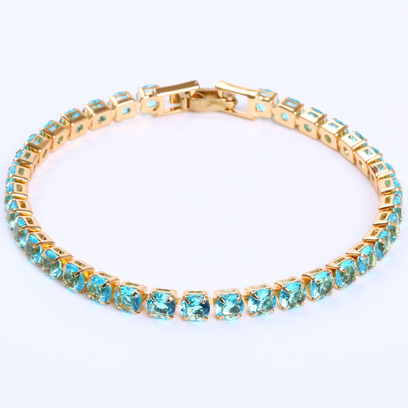 Bracelet Tennis Chic et Éclatant - Zirconia Cubique Précieux, Style Intemporel pour Hommes et Femmes