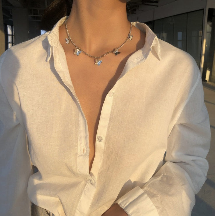 ✨ Élégant Collier Pendentif en Acier Inoxydable - Style Intemporel, Résistant et Idéal pour un Look Quotidien Raffiné