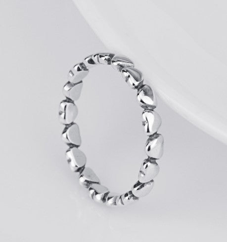 "✨ Ravissante Bague Cœur en Argent 925 - Design Élégant, Cadeau Idéal pour Toutes les Occasions"