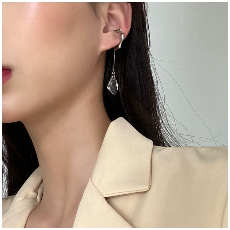 ✨ Clips d'Oreilles Vintage Élégants - Cristal Brillant, Confort Sans Perçage, Idéal pour Soirées & Occasions Spéciales