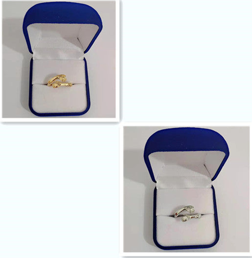 Image du produit Bague Ătreinte des Mains d'Amour Simple et CrĂ©ative | Bague Ajustable en Alliage pour Lovers