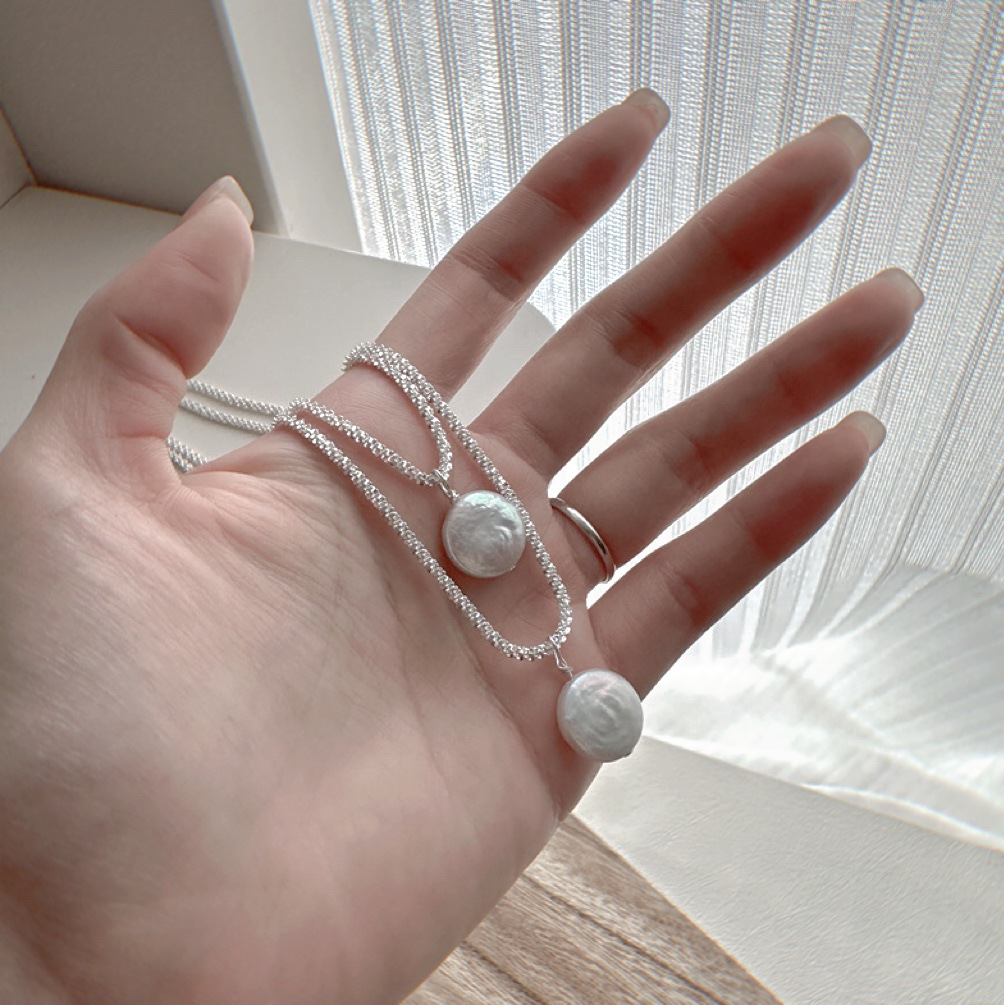 Comment ça sonne : 🌟 Collier Élégant en Argent Sterling S925 - Perle Baroque, Sophistication Intemporelle?En espérant que cela réponde à vos attentes. 🎁