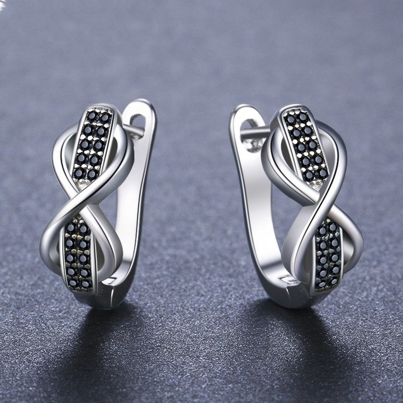 ✨ Boucles d'Oreilles Rondes en Cuivre - Zircon Éclatant, Élégance Moderne, Confort Inégalé 🌟