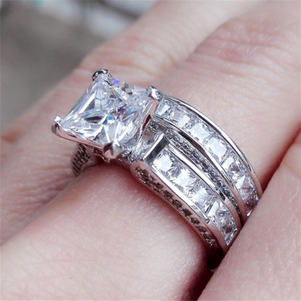 Image du produit Bague Couple ĂlĂ©gance â Bagues de Promesse et de Fiançailles đâš