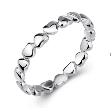 "✨ Ravissante Bague Cœur en Argent 925 - Design Élégant, Cadeau Idéal pour Toutes les Occasions"