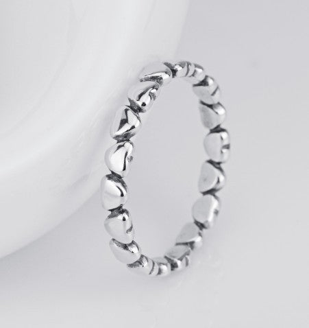 "✨ Ravissante Bague Cœur en Argent 925 - Design Élégant, Cadeau Idéal pour Toutes les Occasions"