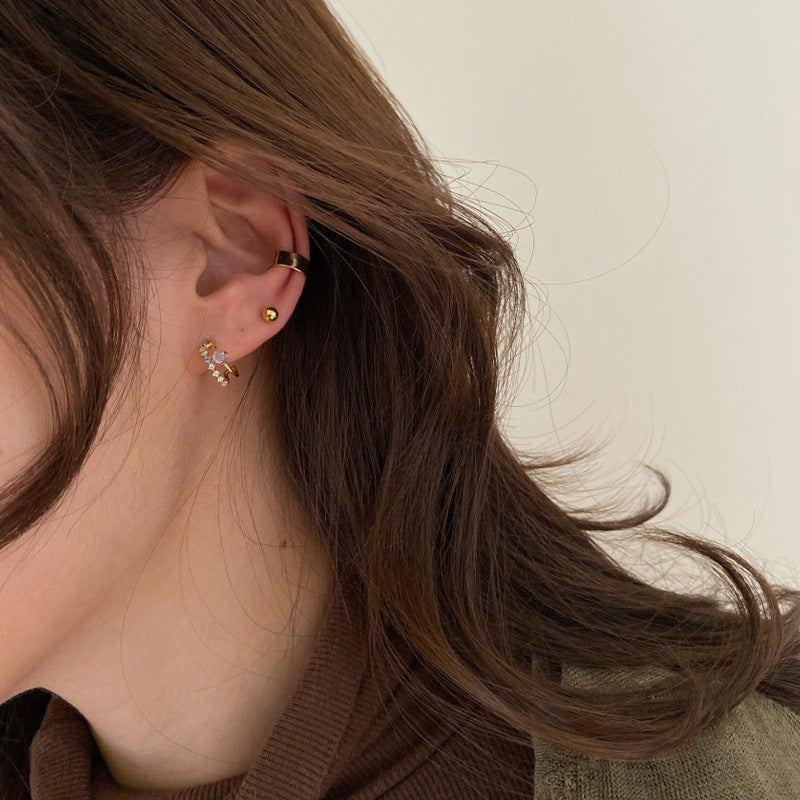 🌟 Boucles d'Oreilles Vintage en Opale - Élégance Intemporelle, Artisanat Soiné pour Sublimer Votre Style