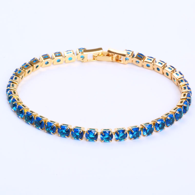 Bracelet Tennis Chic et Éclatant - Zirconia Cubique Précieux, Style Intemporel pour Hommes et Femmes