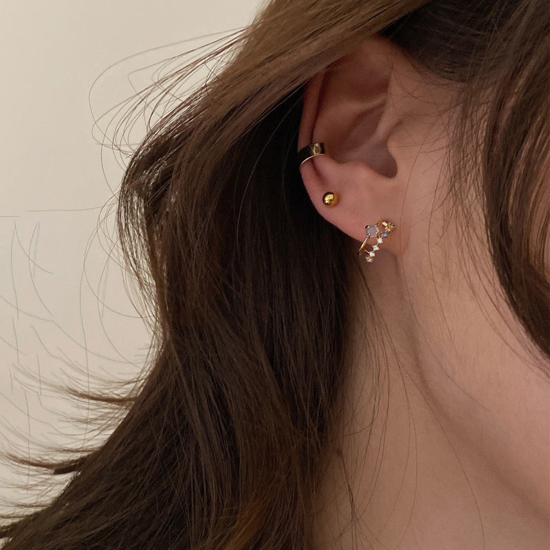 🌟 Boucles d'Oreilles Vintage en Opale - Élégance Intemporelle, Artisanat Soiné pour Sublimer Votre Style