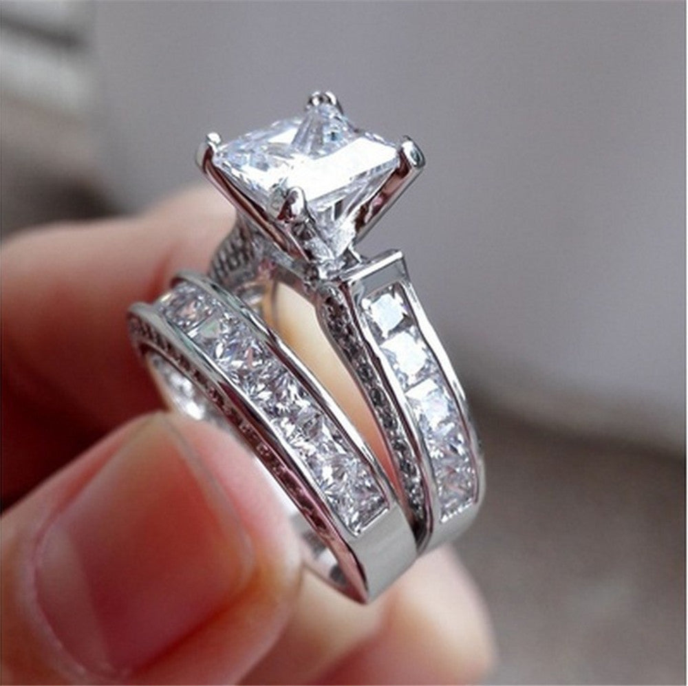 Image du produit Bague Couple ĂlĂ©gance â Bagues de Promesse et de Fiançailles đâš