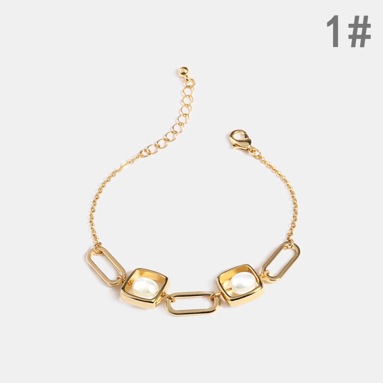 ✨ Bracelet Baroque en Perles d'Eau Douce - Élégance Intemporelle, Qualité Premium, Toucher de Luxe