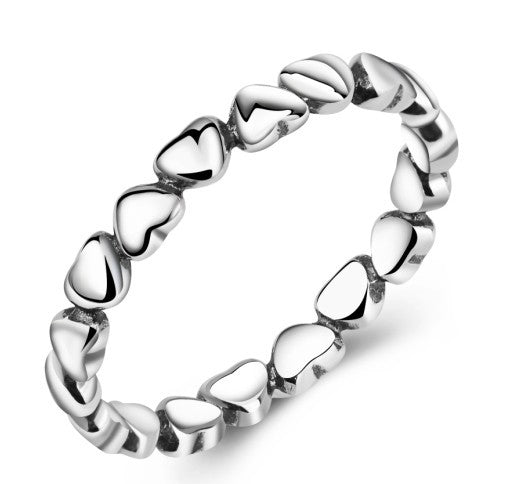 "✨ Ravissante Bague Cœur en Argent 925 - Design Élégant, Cadeau Idéal pour Toutes les Occasions"