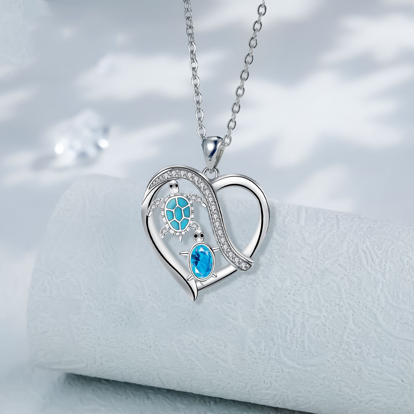 ✨ Collier Tortue Élégant - Symbole d'Amour et Protection, Cadeau Idéal pour Maman