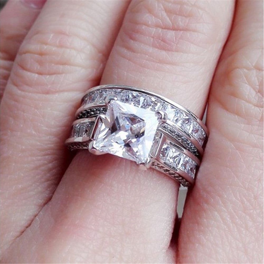 Image du produit Bague Couple ĂlĂ©gance â Bagues de Promesse et de Fiançailles đâš