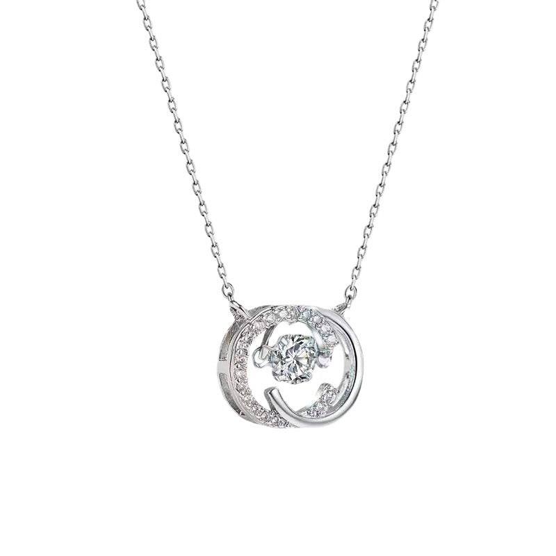 Collier en Argent Sterling Cœur Pulsatile - Suivi de Santé Élégant, Pratique et Intelligent !