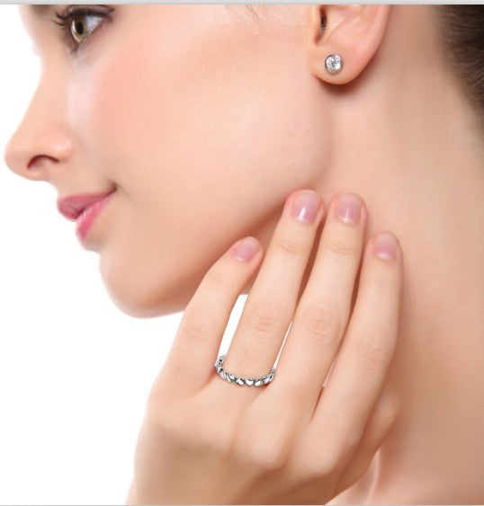 "✨ Ravissante Bague Cœur en Argent 925 - Design Élégant, Cadeau Idéal pour Toutes les Occasions"