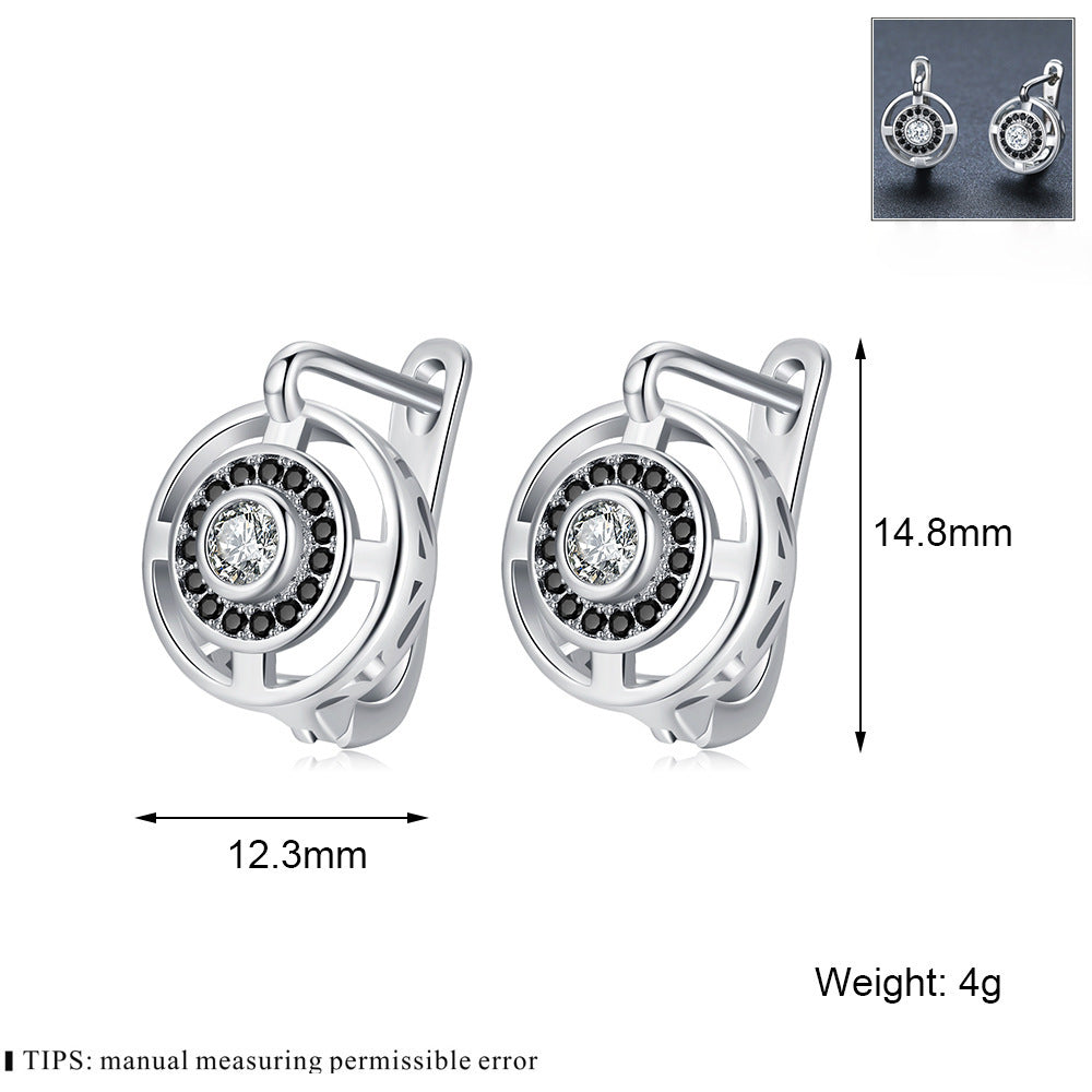 🌟 Boucles d'Oreilles Élégantes en Zircon Étincelant - Design Luxueux, Brillance Durable pour Sublimer Votre Style ✨