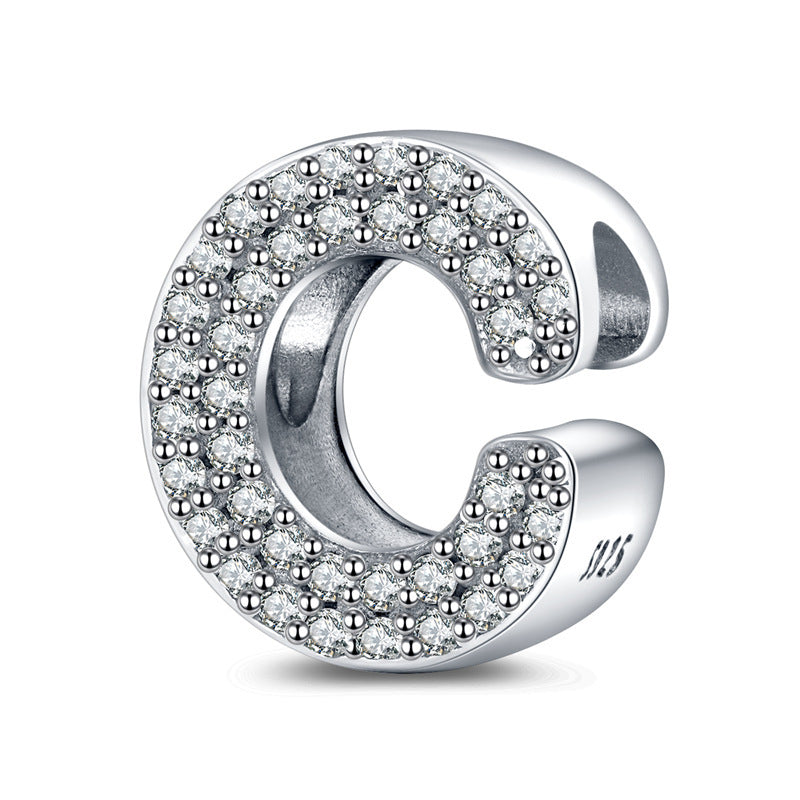 ✨ Élégant Bracelet Collier Personnalisable en Cuivre Argenté - 26 Lettres au Choix, Cadeau Parfait et Unique !