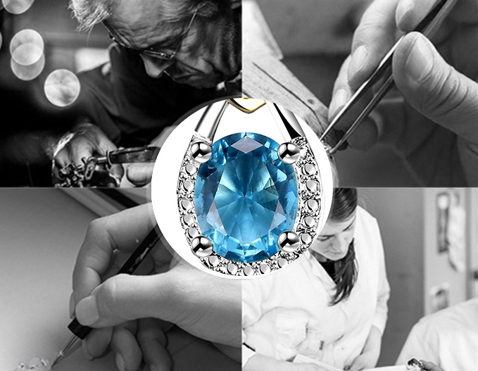 π Elegant Women's Necklace in 925 Silver - Refined Oval Blue Stone, Ideal for Weddings and Chic Outfits