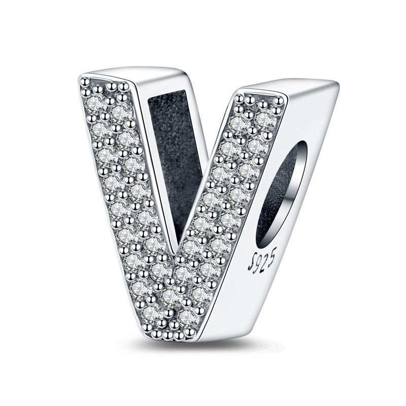 ✨ Élégant Bracelet Collier Personnalisable en Cuivre Argenté - 26 Lettres au Choix, Cadeau Parfait et Unique !