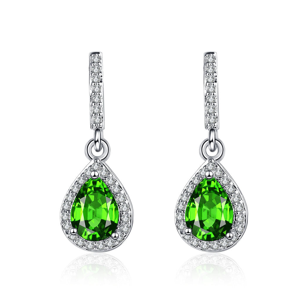 ✨ Boucles d'Oreilles Élégantes en Goutte - Zircon Micro-Incrusté, Finition Premium, Style Chic et Raffiné 🌟