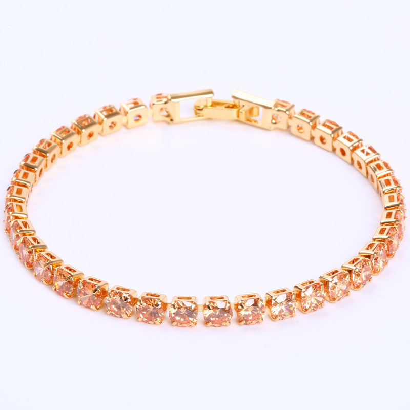 Bracelet Tennis Chic et Éclatant - Zirconia Cubique Précieux, Style Intemporel pour Hommes et Femmes
