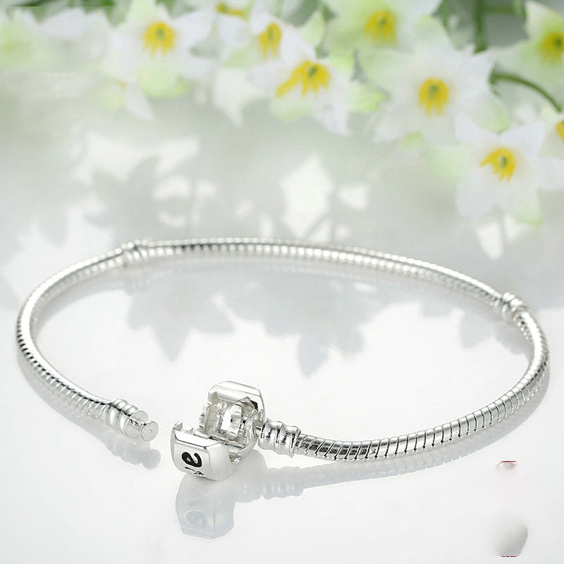✨ Bracelet Argenté Chic - Perles Élégantes, Style Intemporel, Idéal pour Sublimer Ton Look Quotidien