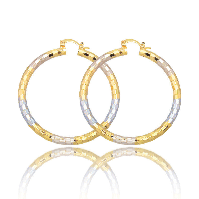 ✨ Boucles d'Oreilles Dorées Élégantes - Design Minimaliste en Métal, Parfaites pour Subir votre Look Chic !