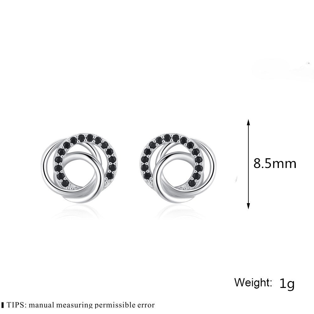 🌟 Boucles d'Oreilles Chic en Zircon - Design Multi-Cercles Creux, Élégance Intemporelle, Qualité Supérieure !