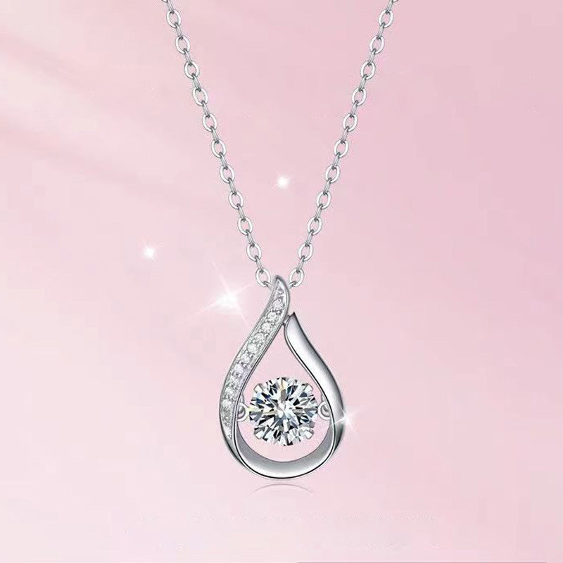 ✨ Sublime Collier Goutte en Argent - Design Élégant, Style Intemporel, Idéal pour Apporter une Touche Chic à Vos Tenues