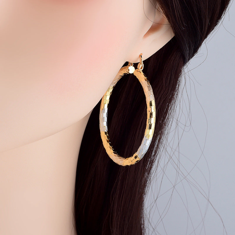 ✨ Boucles d'Oreilles Dorées Élégantes - Design Minimaliste en Métal, Parfaites pour Subir votre Look Chic !