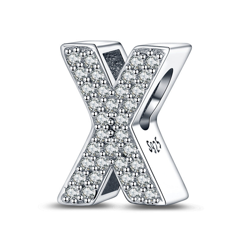 ✨ Élégant Bracelet Collier Personnalisable en Cuivre Argenté - 26 Lettres au Choix, Cadeau Parfait et Unique !