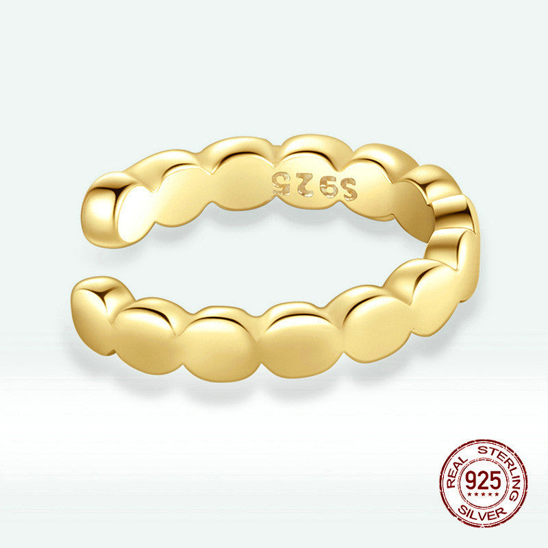 ✨ Clip d’Oreille Minimaliste Plaqué Or - Argent S925, Élégance Moderne, Accessoire Chic et Tendance pour Toutes Occasions