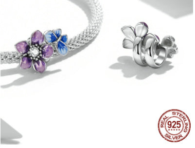 ✨ Bracelet Raffiné en Argent Sterling S925 - Perles Colorées, Élégance Intemporelle, Idéal pour Sublimer Votre Style