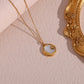Élégant Collier Coquillage en Forme de Lune - Design Raffiné, Idéal pour Sublimer Vos Tenues Quotidiennes