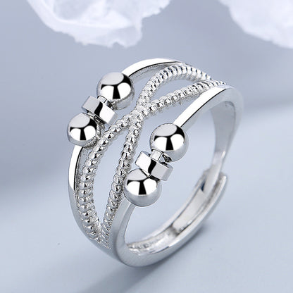 Image du produit Bague Rotative à Design Ouvert – Élégance Géométrique et Soulagement de l'Anxiété ✨