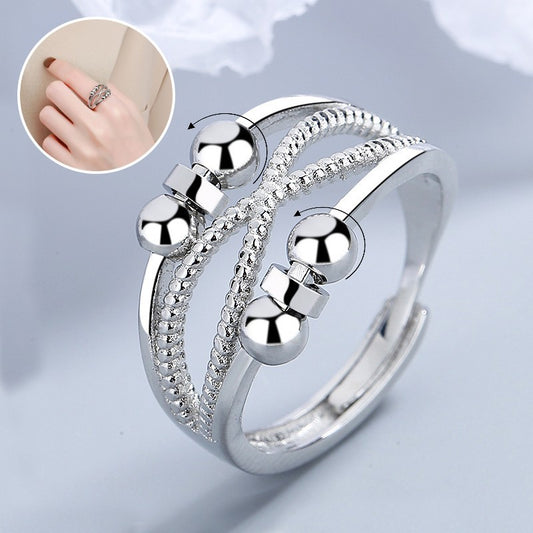 Image du produit Bague Rotative à Design Ouvert – Élégance Géométrique et Soulagement de l'Anxiété ✨