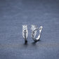 ✨ Boucles d'Oreilles Sophistiquées en Zircon Creux - Élégance Intemporelle pour Sublimer Votre Style au Quotidien !