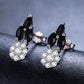 ✨ Boucles d'Oreilles Rondes en Zircon - Plaqué Cuivre, Éclat Éblouissant, Style Chic et Élégant