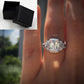 Image du produit Bague Princesse Carrée avec Diamant de Simulation – Élégance et Sophistication 💍✨