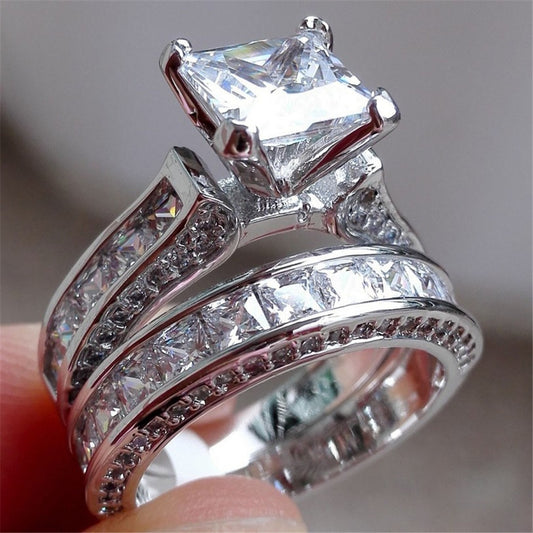 Image du produit Bague Couple Élégance – Bagues de Promesse et de Fiançailles 💍✨