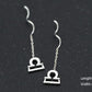 Élégantes Boucles d’Oreilles Constellation - Design Ondulé Raffiné, Sublimez Votre Style avec Une Touche Astrale