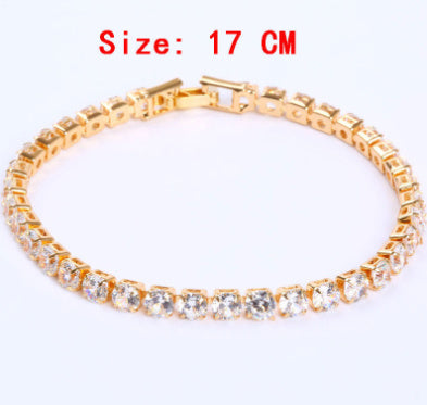 Bracelet Tennis Chic et Éclatant - Zirconia Cubique Précieux, Style Intemporel pour Hommes et Femmes