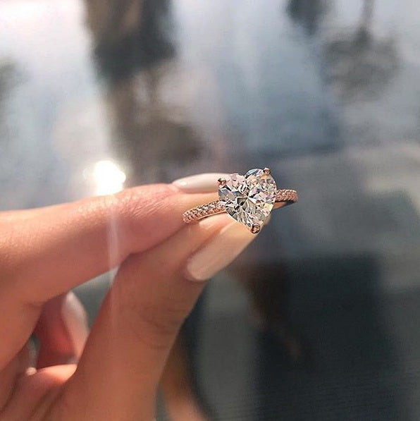 Image du produit Bague Cœur AAA Zircon Incrustée – Élégance et Raffinement pour une Occasion Spéciale 💎💍