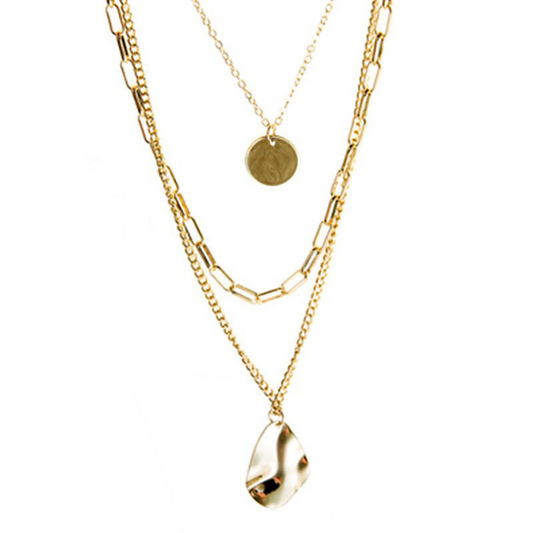 🌟 Élégant Collier Multi-Couches - Pendentif Triangle Moderne, Style Unisexe, Parfait pour Sublimer Vos Tenues 🎉  

Ce titre est engageant, contient des mots-clés pertinents et reste dans la limite de caractères. Qu'en pensez-vous ? 😊
