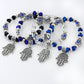 " Bracelet Œil du Diable Élégant - Perles Raffinées, Design Unique, Protection et Style Premium"