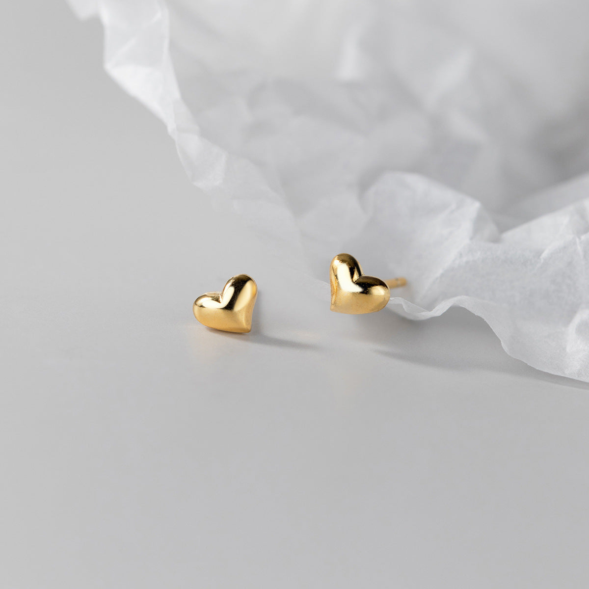 ✨ Ravissantes Boucles d'Oreilles Cœur en Argent 925 - Design Éclatant, Idéales pour Un Style Élégant au Quotidien