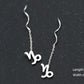 Élégantes Boucles d’Oreilles Constellation - Design Ondulé Raffiné, Sublimez Votre Style avec Une Touche Astrale