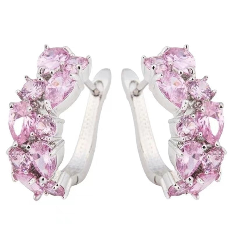 🌟 Clips d'Oreilles Élégants pour Femme - Zircon de Haute Qualité, Style Raffiné à Petit Prix